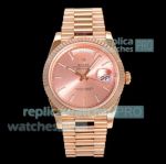 GM Factory Swiss Replica Rolex Day Date 40mm Watch Champagne Dial Rose Gold Case_th.jpg